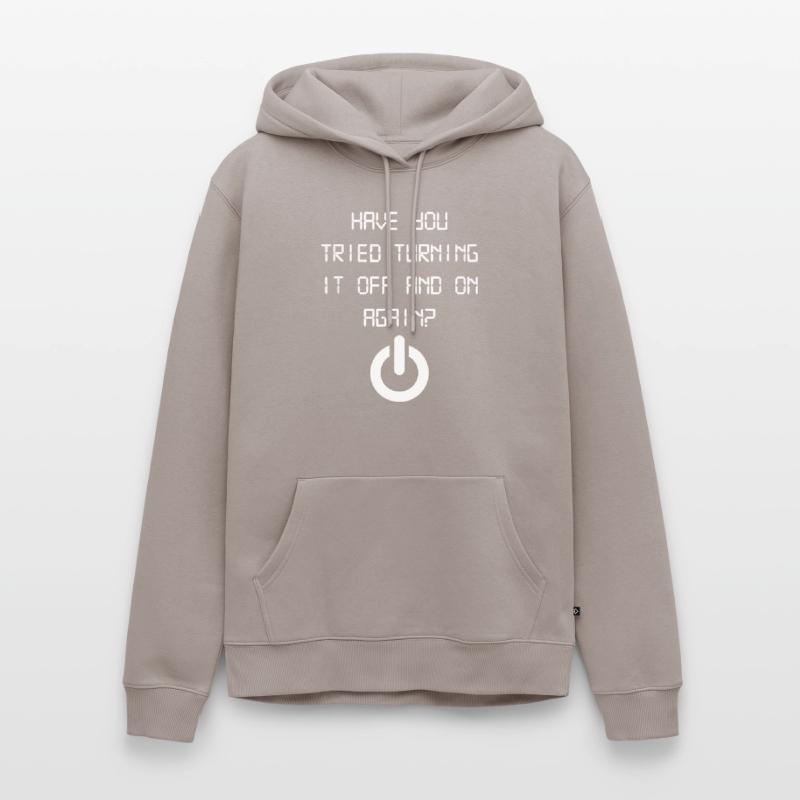 it computer computer science electronics saying funny Men’s Premium Organic Hoodie