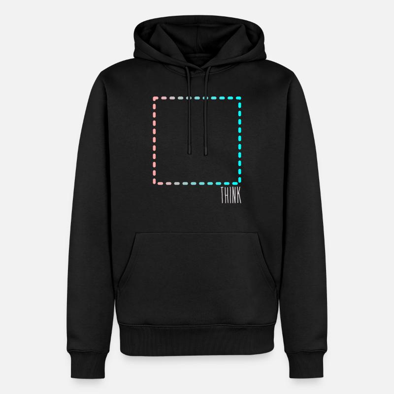 Think outside the Box - Sweat à capuche Premium bio Homme - noir