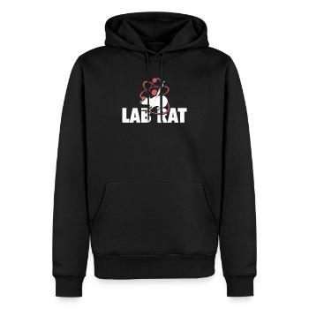 Lab Rat Funny Lab Tech Laboratory Technician - Männer Premium Bio Hoodie - Schwarz - Vorne - Nico (187cm)