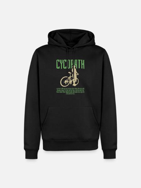 CYCOPATH - Men’s Premium Organic Hoodie - black