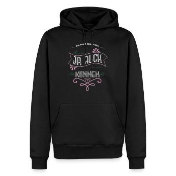 lustige tshirts alkohol bday weizen - Männer Premium Bio Hoodie - Schwarz - Vorne - Nico (187cm)