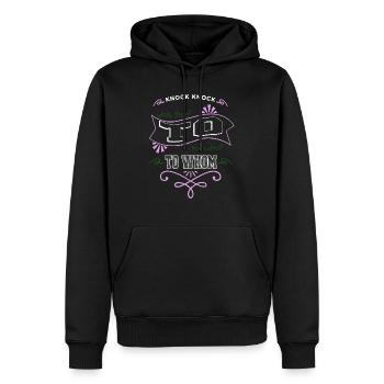 quote writer cool blogging writers novelist - Männer Premium Bio Hoodie - Schwarz - Vorne - Nico (187cm)