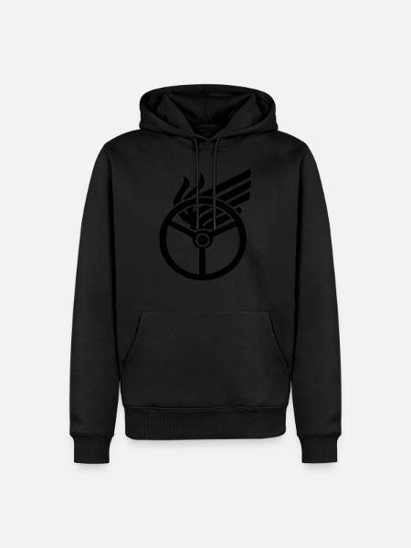Driver - Men’s Premium Organic Hoodie - black