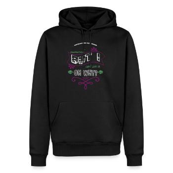 profession health informatics specialist tshirts - Männer Premium Bio Hoodie - Schwarz - Vorne - Nico (187cm)
