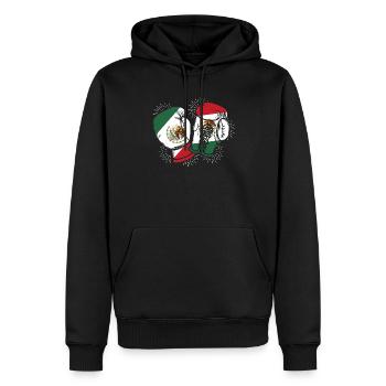 Humorvolles Boxen Mexikanisches Sparring Kickboxen - Männer Premium Bio Hoodie - Schwarz - Vorne - Nico (187cm)
