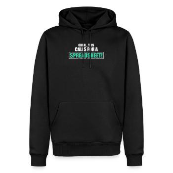 ME 3974Humorvoll Dieser Aufruf für Tabellenkalkulation - Männer Premium Bio Hoodie - Schwarz - Vorne - Nico (187cm)
