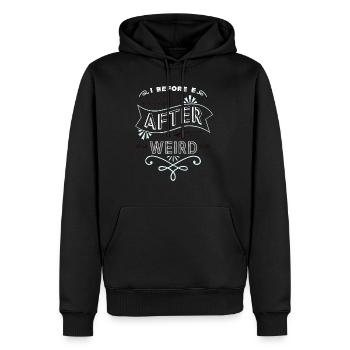 Écrire des livres littéraires Book Lover Novel Drive - Sweat à capuche Premium bio Homme - noir - Devant - Nico (187cm)