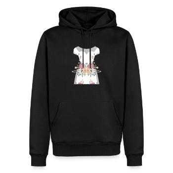 Lustige Brautkleider Vorschläge Spott - Männer Premium Bio Hoodie - Schwarz - Vorne - Nico (187cm)