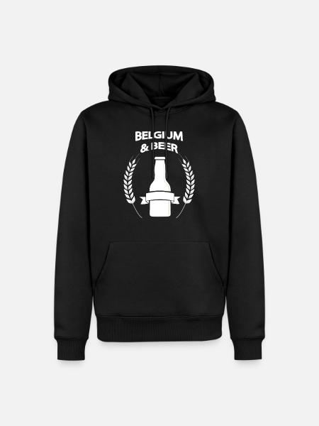 Beer Wine Whiskey Schnapps Alcohol - Men’s Premium Organic Hoodie - black
