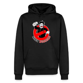 Clergé de Busters - Sweat à capuche Premium bio Homme - noir - Devant - Nico (187cm)