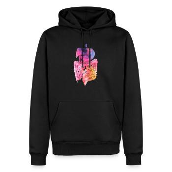 Humorvoller Gastroenterologe Gastroenterologie - Männer Premium Bio Hoodie - Schwarz - Vorne - Nico (187cm)