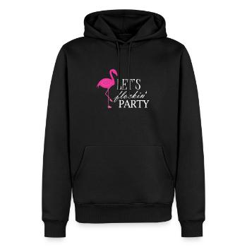 Humorous Occasional Drinking Sarcastic - Men’s Premium Organic Hoodie - black - Front - Nico (187cm)