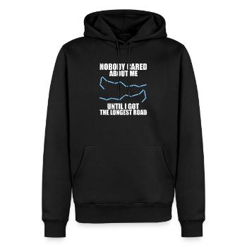 Dés hilarants Fun Party Jeux familiaux Temps libres - Sweat à capuche Premium bio Homme - noir - Devant - Nico (187cm)