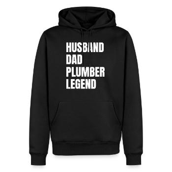 Artisan bricoleur Artisan Artisan Outil Construction - Sweat à capuche Premium bio Homme - noir - Devant - Nico (187cm)