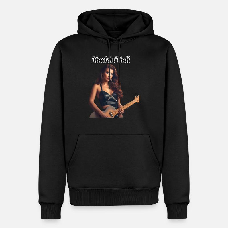 Pinup - Sweat à capuche Premium bio Homme - noir
