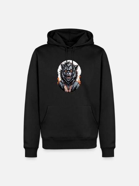 WEREWOLF Costume 9 - Men’s Premium Organic Hoodie - black