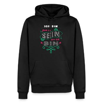 geburtstagsgeschenk geek frauenrechte bday girl - Männer Premium Bio Hoodie - Schwarz - Vorne - Nico (187cm)
