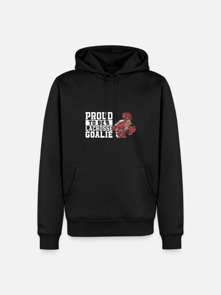Lacrosse Goalkeeper Lacrosse Player - Men’s Premium Organic Hoodie - black