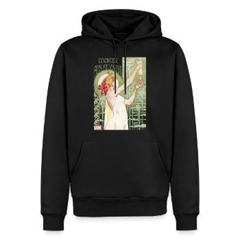 Tochter aus Elysium II - Männer Premium Bio Hoodie - Schwarz - Vorne - Nico (187cm)