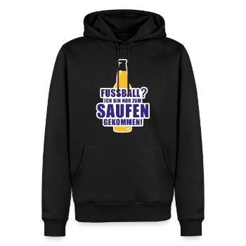 Deutschland Fussball Saufen Bier Mallorca - Männer Premium Bio Hoodie - Schwarz - Vorne - Nico (187cm)