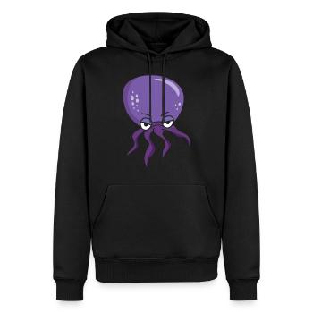 Oktopus Riesenkraken Tintefisch Tentakel Meer - Männer Premium Bio Hoodie - Schwarz - Vorne - Nico (187cm)