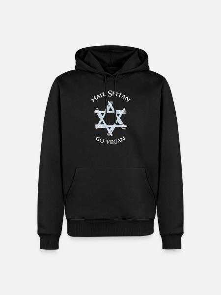 HEIL SEITAN - Men’s Premium Organic Hoodie - black