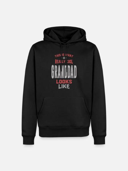 Really Cool Granddad - Men’s Premium Organic Hoodie - black