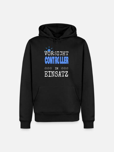 Controller - Männer Premium Bio Hoodie - Schwarz