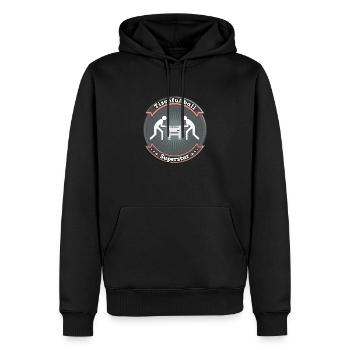 Tischfußball Kicker Tischfussball Tischkicker - Männer Premium Bio Hoodie - Schwarz - Vorne - Nico (187cm)
