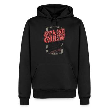 Stagehand Stagecrew Crew Roadie Event Geschenk - Männer Premium Bio Hoodie - Schwarz - Vorne - Nico (187cm)