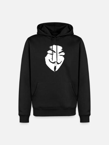 ANONYMOUS - Men’s Premium Organic Hoodie - black