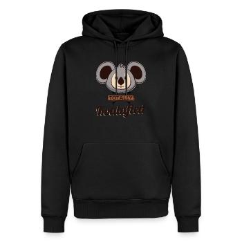 Totally Koalafied Funny Koala Bear Funny Meme - Männer Premium Bio Hoodie - Schwarz - Vorne - Nico (187cm)