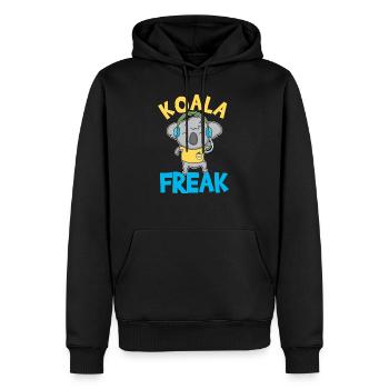 Koala Freak Koala Bear Lover Fan Gift - Männer Premium Bio Hoodie - Schwarz - Vorne - Nico (187cm)