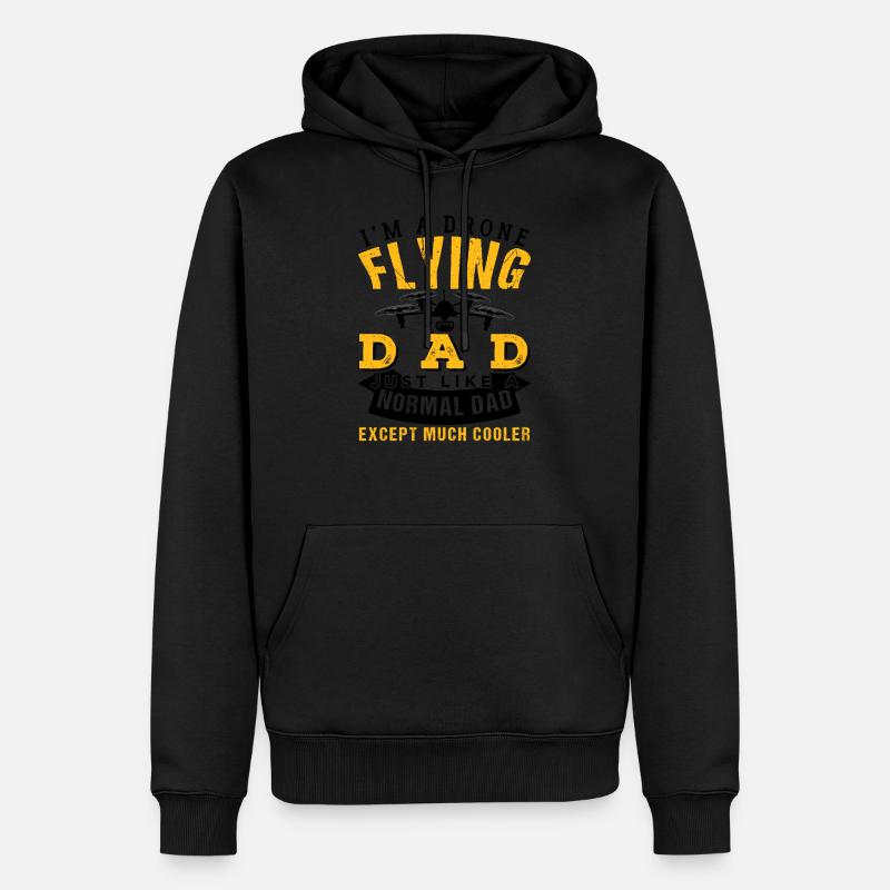 Cool Drone Flying Dad - Männer Premium Bio Hoodie - undefined