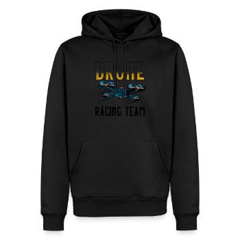 Drone Racing Team - Männer Premium Bio Hoodie - Schwarz - Vorne - Nico (187cm)