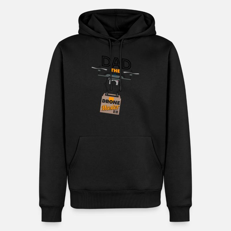 Papa le drone master - Sweat à capuche Premium bio Homme - undefined