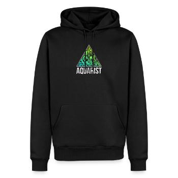Aquarist Riffaquarium Korallen Geschenk Aquaristik - Männer Premium Bio Hoodie - Schwarz - Vorne - Nico (187cm)