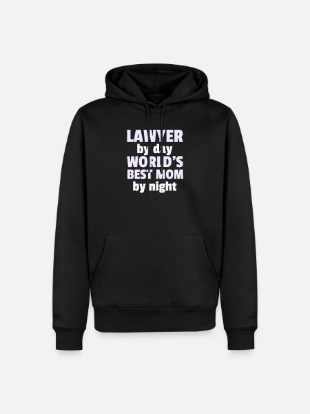 Geschenk für eine Anwaltsmutter, Anwaltsmutter - Männer Premium Bio Hoodie - Schwarz