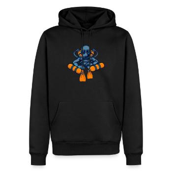 TEC DIVER SIDEMOUNT Tauchgang Geschenk Für Taucher - Männer Premium Bio Hoodie - Schwarz - Vorne - Nico (187cm)