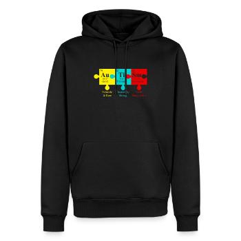 AUTISM PUZZLE Autism Awareness Gift Autist - Sweat à capuche Premium bio Homme - noir - Devant - Nico (187cm)