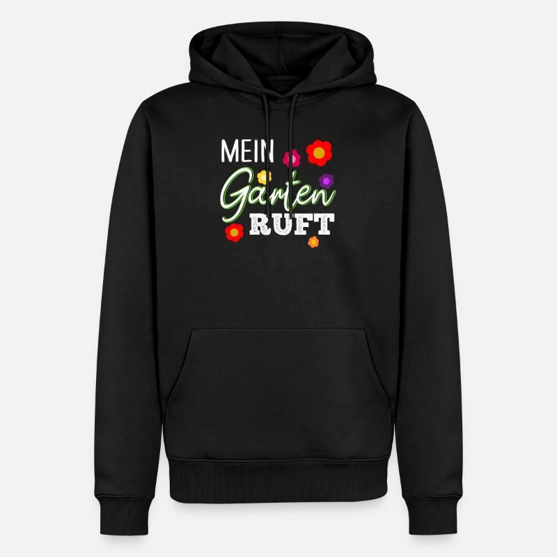 Kleingarten - Männer Premium Bio Hoodie - Schwarz