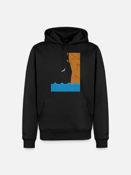 Klippenspringer Klippenspringen Geschenkidee - Männer Premium Bio Hoodie - Schwarz