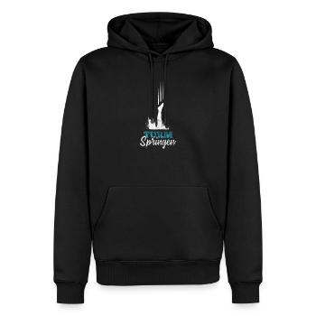 Sprungbrett Turmspringen - Männer Premium Bio Hoodie - Schwarz - Vorne - Nico (187cm)