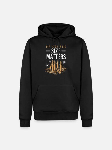 Gun shooting cartridge gift - Men’s Premium Organic Hoodie - black