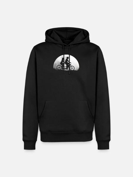 Tandemfahrrad Mond Tandem - Männer Premium Bio Hoodie - Schwarz