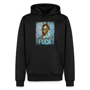 Masque VAN GOGH artiste cadeau drôle imp - Sweat à capuche Premium bio Homme - noir - Devant - Nico (187cm)