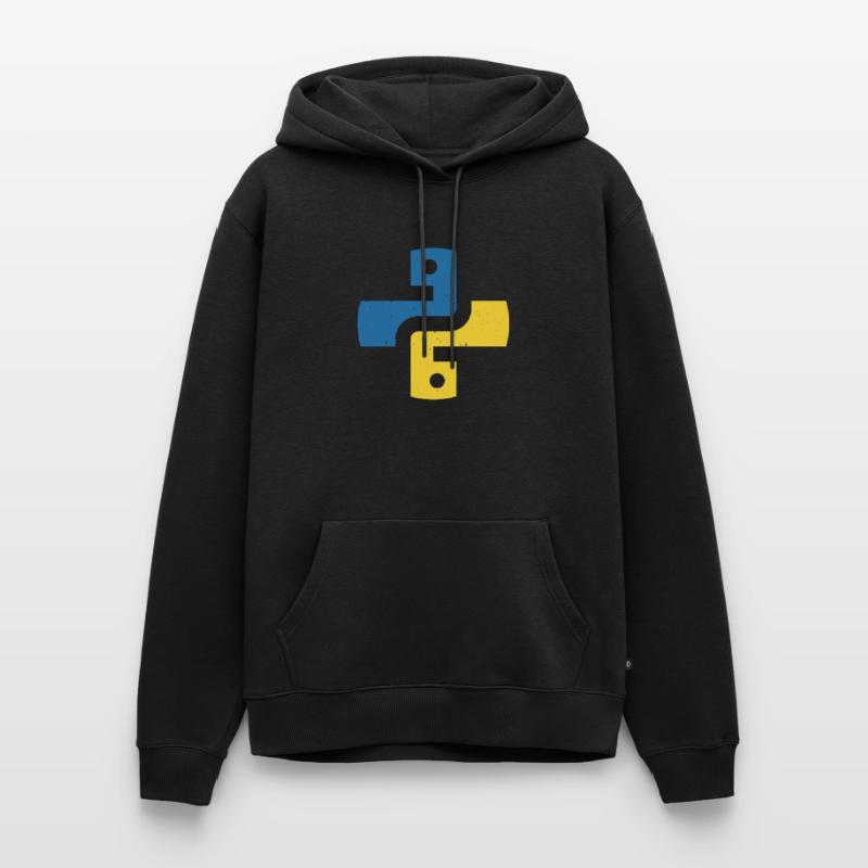 Python Programmiersprache Männer Premium Bio Hoodie