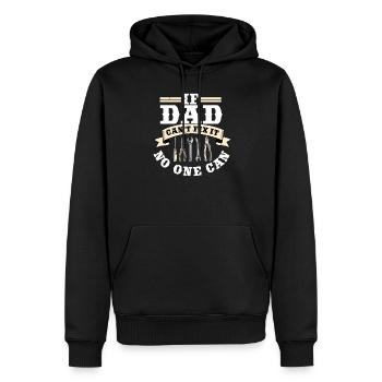 Do-it-yourselfer gift craftsman dad - Men’s Premium Organic Hoodie - black - Front - Nico (187cm)