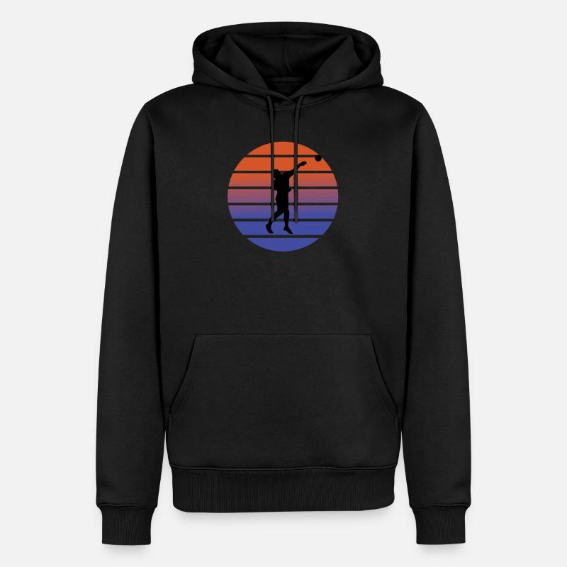 Kugelstossen - Männer Premium Bio Hoodie - Schwarz