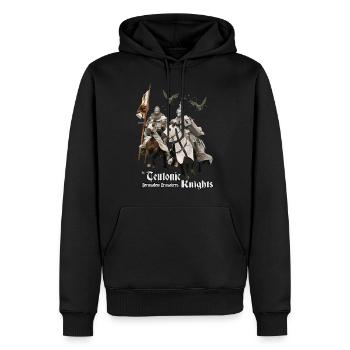 Teutonic knights Jerusalem Crusaders - Men’s Premium Organic Hoodie - black - Front - Nico (187cm)